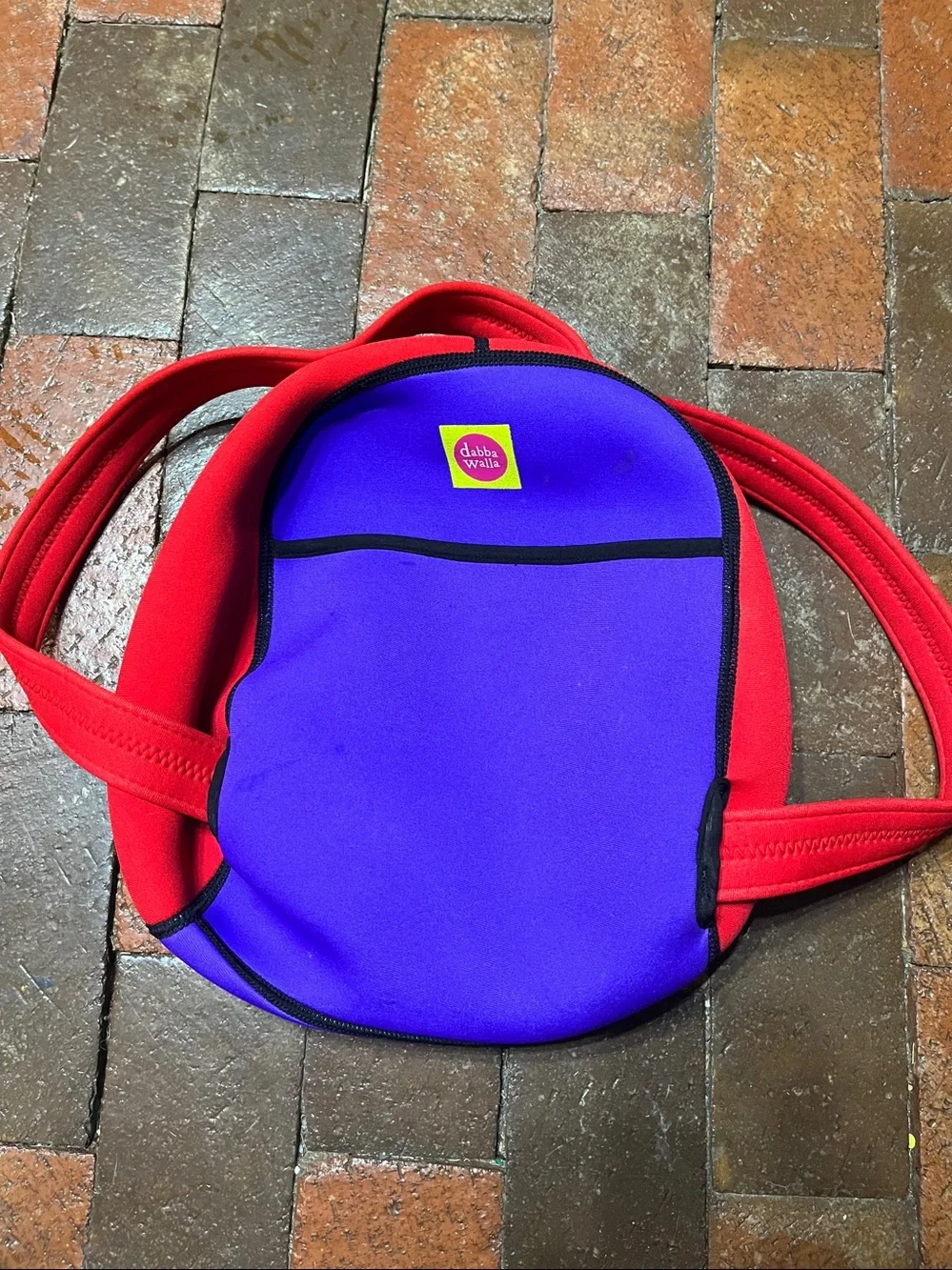 DABBAWALLA toddler backpack red and purple elephant 3083